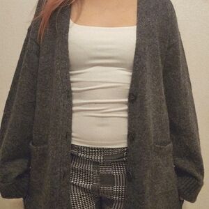 a.n.a Charcoal Gray Women's Cardigan